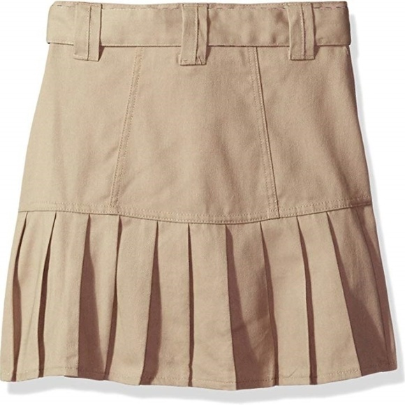 US Polo Assn Girls Sz 4 Khaki Scooter Skirt Skort - Picture 3 of 5
